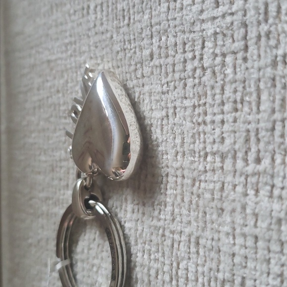Brighton My Love key fob silver NWT $42 - Picture 5 of 7